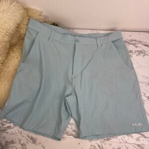 Huk Fishing Shorts Light Blue XXL